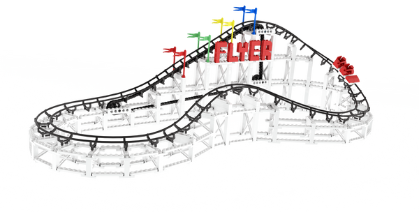 The Flyer Roller Coaster Kit | Lego Roller Coaster – CDX Blocks